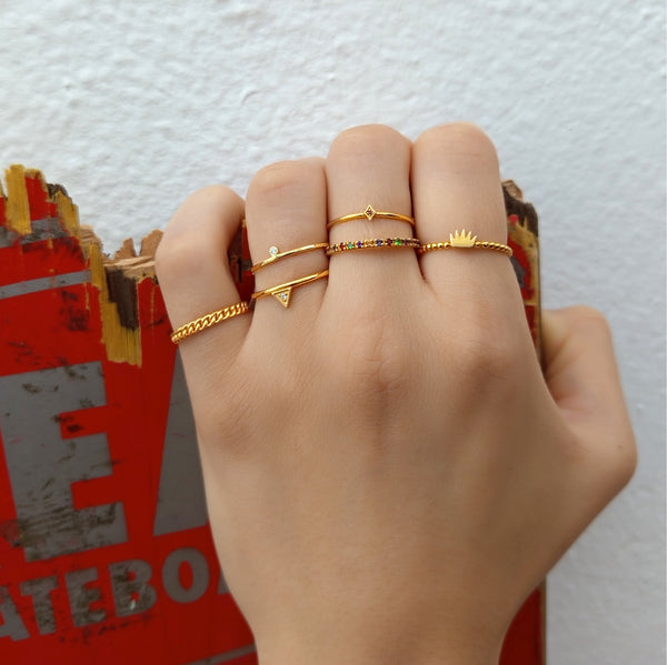 Triangle in Gold