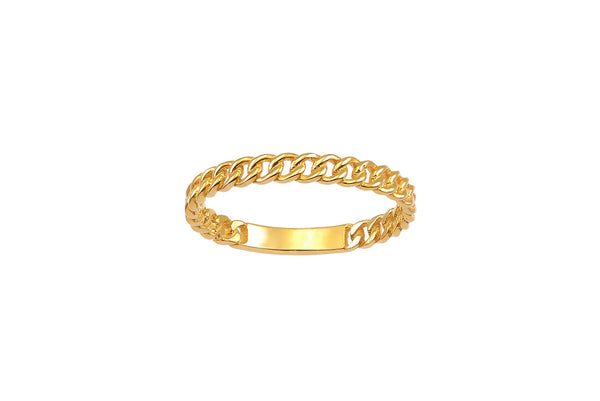Gold Chain Ring